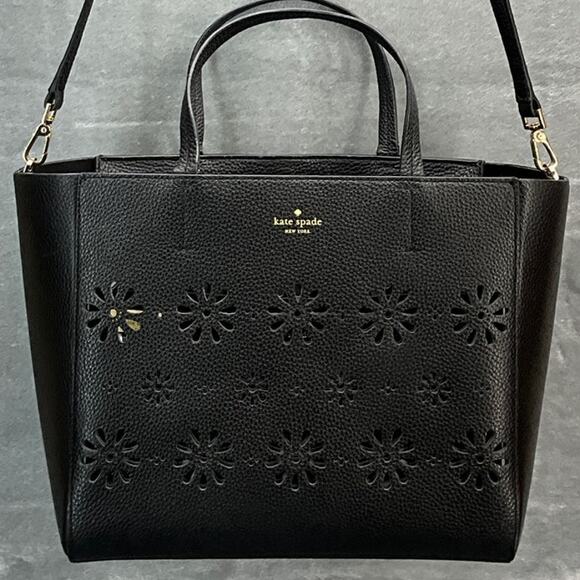 kate spade Handbags - Kate Spade Elizabeth Faye Drive Black Leather Tote